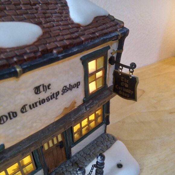 Vintage Department 56 Dickens' Village The Old Curiosity Shop Lit Building - Picture 3 of 7